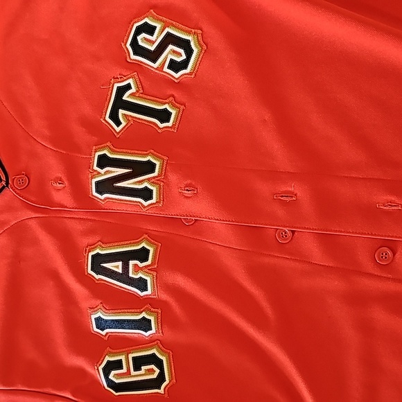 AWESOME VINTAGE SANDOVAL GIANTS BASEBALL BUTTON DOWN SHIRT - Picture 6 of 15